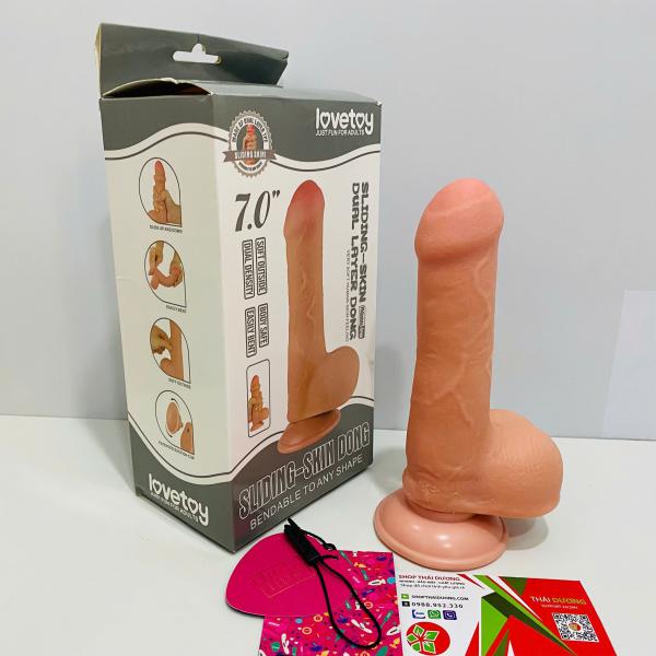 Cu Giả Gắn Tường Lovetoy Có Bìu Kèm Đầu Khấc – Cảm Giác Cực Mạnh Như Quan Hệ Thật
