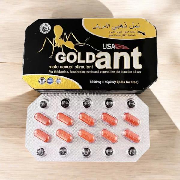 Gold Ant USA – Thuốc Cường Dương Kiến Vàng Đen Cho Nam, Kéo Dài Thời Gian Hiệu Quả