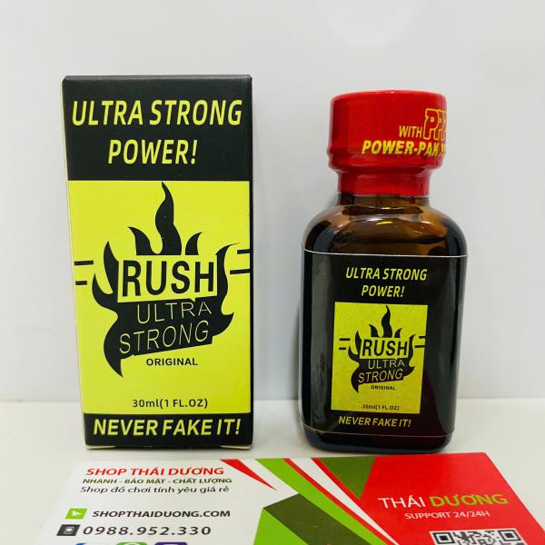 Popper Rush Ultra Strong 30ml USA – Chính Hãng PWD, Siêu Kích Thích & Tăng Khoái Cảm