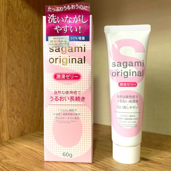 Sagami Original 60g - Gel Bôi Trơn Gốc Nước Cao Cấp Nhật Bản Chính Hãng