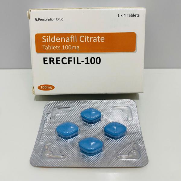 Viên Uống Erecfil 100mg – Tăng Cường Sinh Lý Nam, Cương Cứng Nhanh, Quan Hệ Lâu Ra