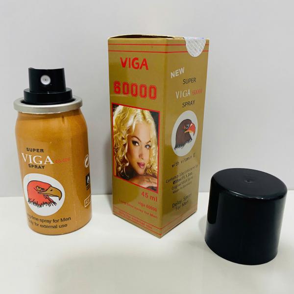 Viga 60000 Spray Đức – Xịt Chống Xuất Tinh Sớm, Quan Hệ Lâu Hơn, Chai 45ml