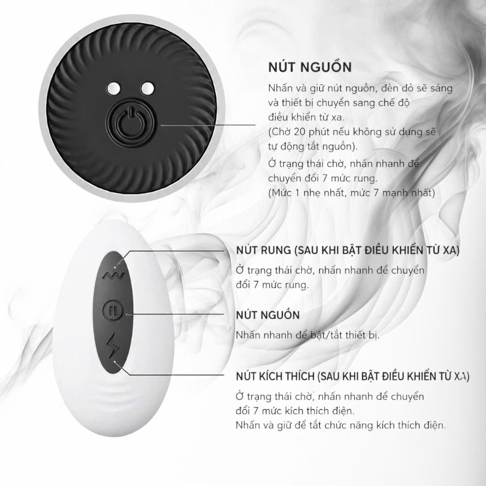 Phích Cắm Tình Yêu Inox Rung Sốc Điện Từ Xa Đột Phá Khoái Cảm Mới