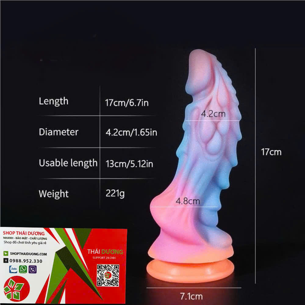 Cu giả hình đầu rồng có màu phát sáng bắt mắt  cho các cặp đôi tìm cảm giác mới lạ - dochoijapan.com