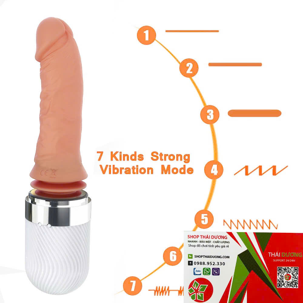 Dương vật giả Dibei Gold rung thụt thông minh sưởi ấm 7 chế Độ rung - dochoijapan.com