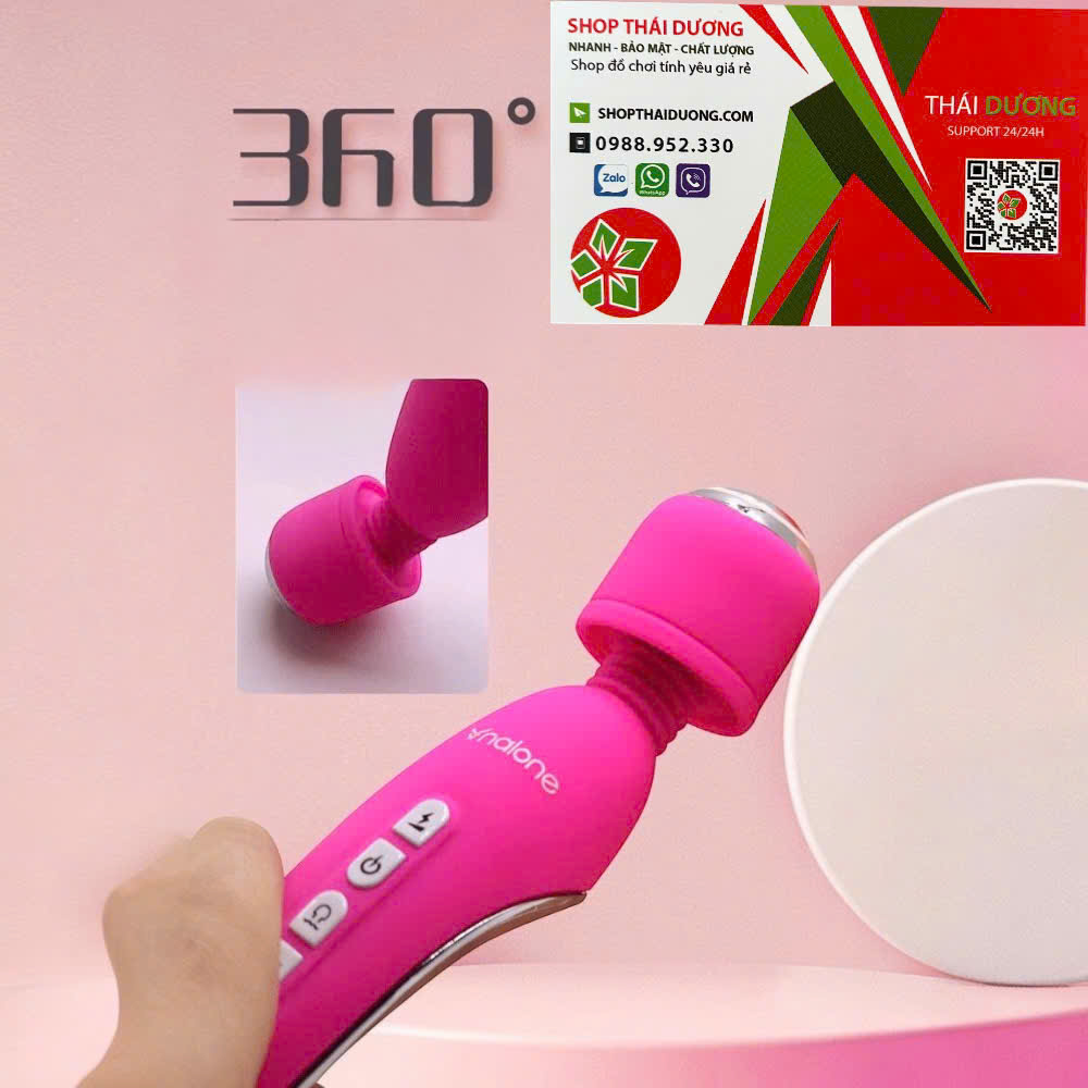 Chày Rung Massage Xung Điện Nalone  7 Tần Số EMS, Thiết Kế Nhỏ Gọn