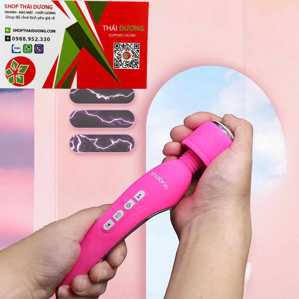 Chày Rung Massage Xung Điện Nalone  7 Tần Số EMS, Thiết Kế Nhỏ Gọn