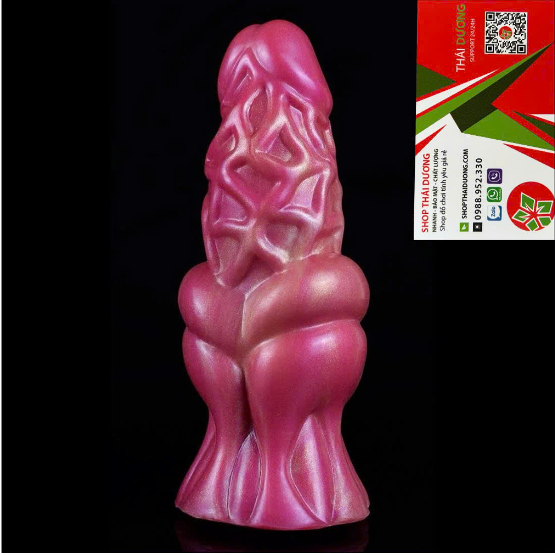 Bao Cao Su Đôn Dên To Dương Vật Hình Quái Thú Có Gân Nổi Siêu Mềm