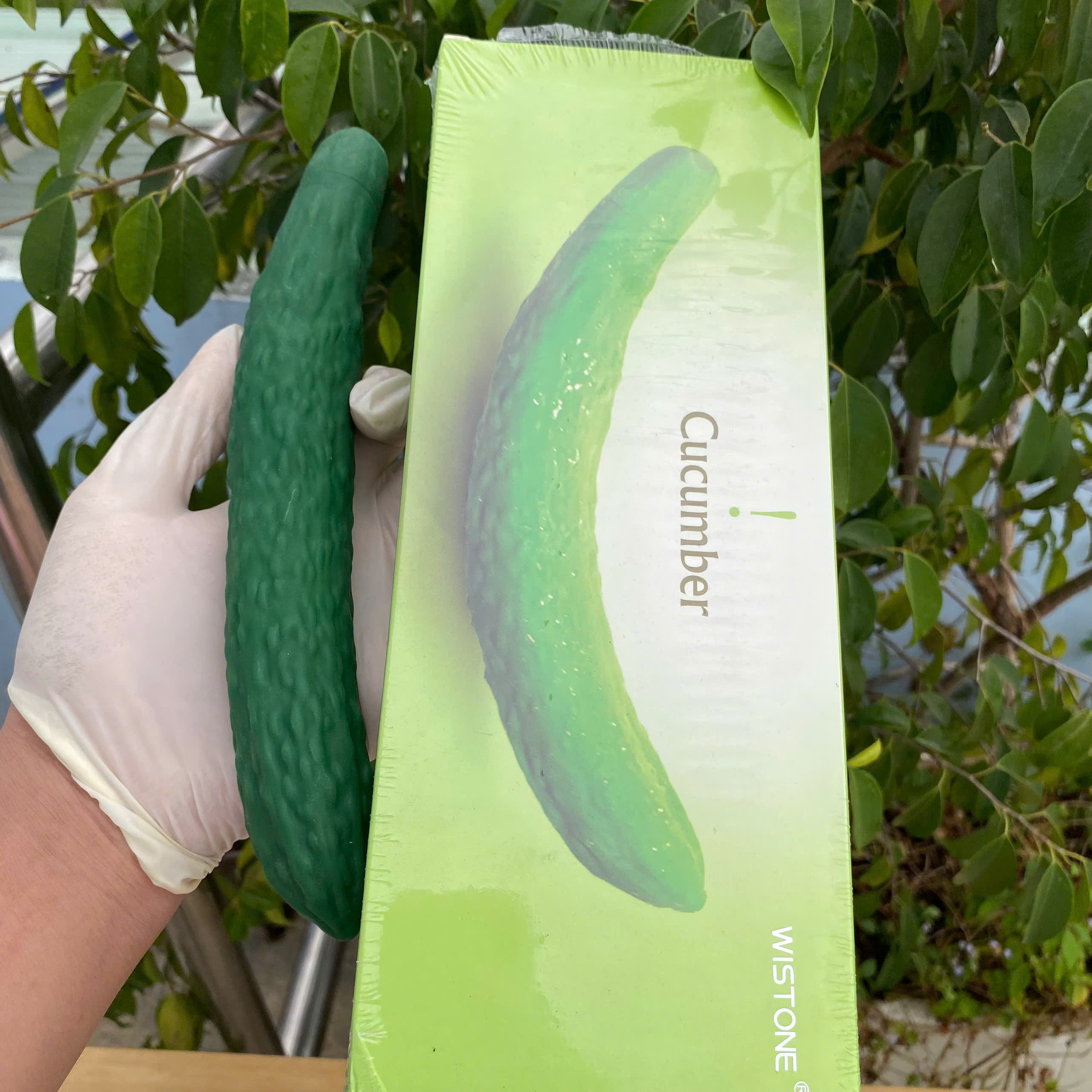 Cu giả nguỵ trang trái dưa leo  Cucumber 10 chế độ rung điểm G