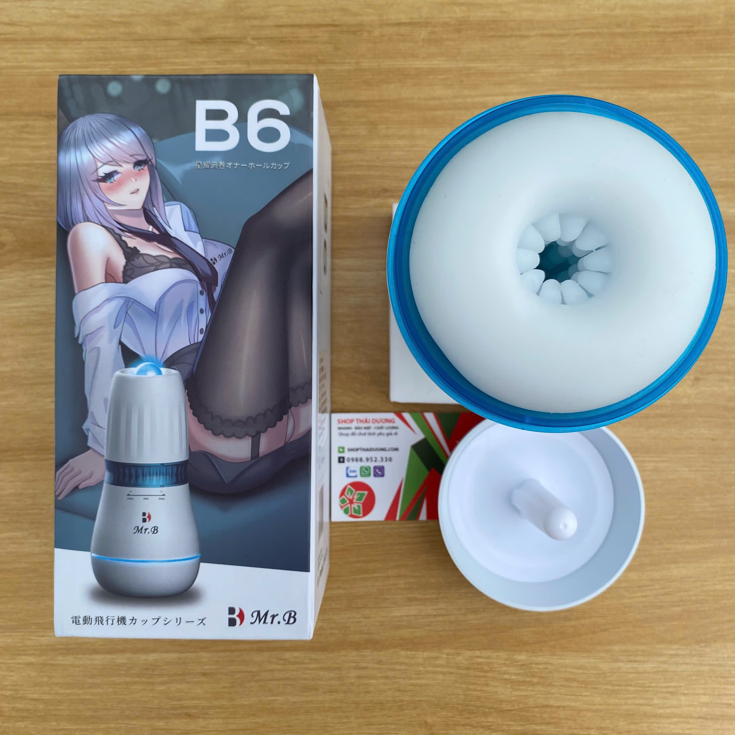 Cốc Thủ dâm Tự Động Mr.B B6  Rung Hút Đa Chế Độ, Nhỏ Gọn Tiện Dùng