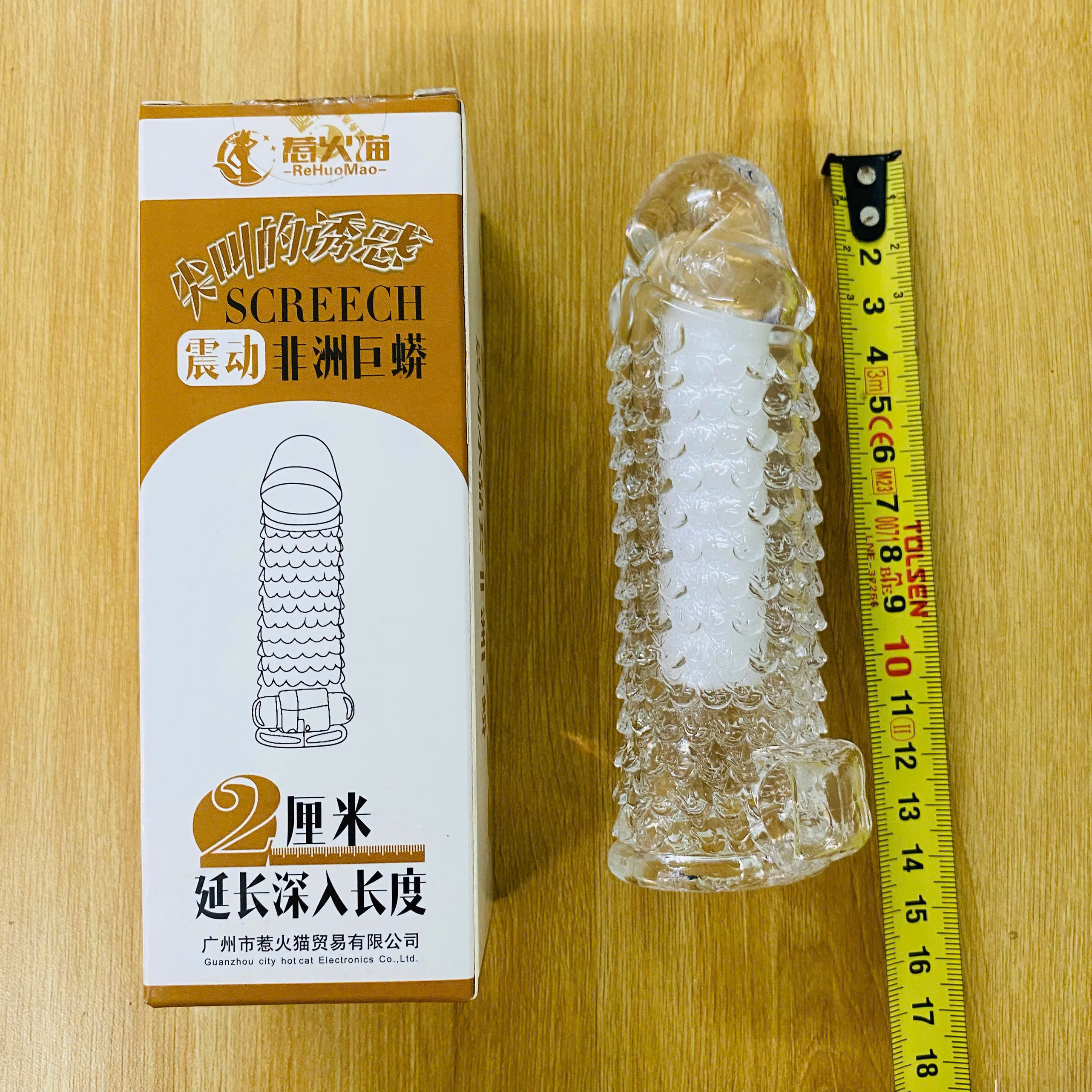 Bao Đôn Làm To Dương Vật Gai Vảy Cá Có Rung Silicon Trong Xuất