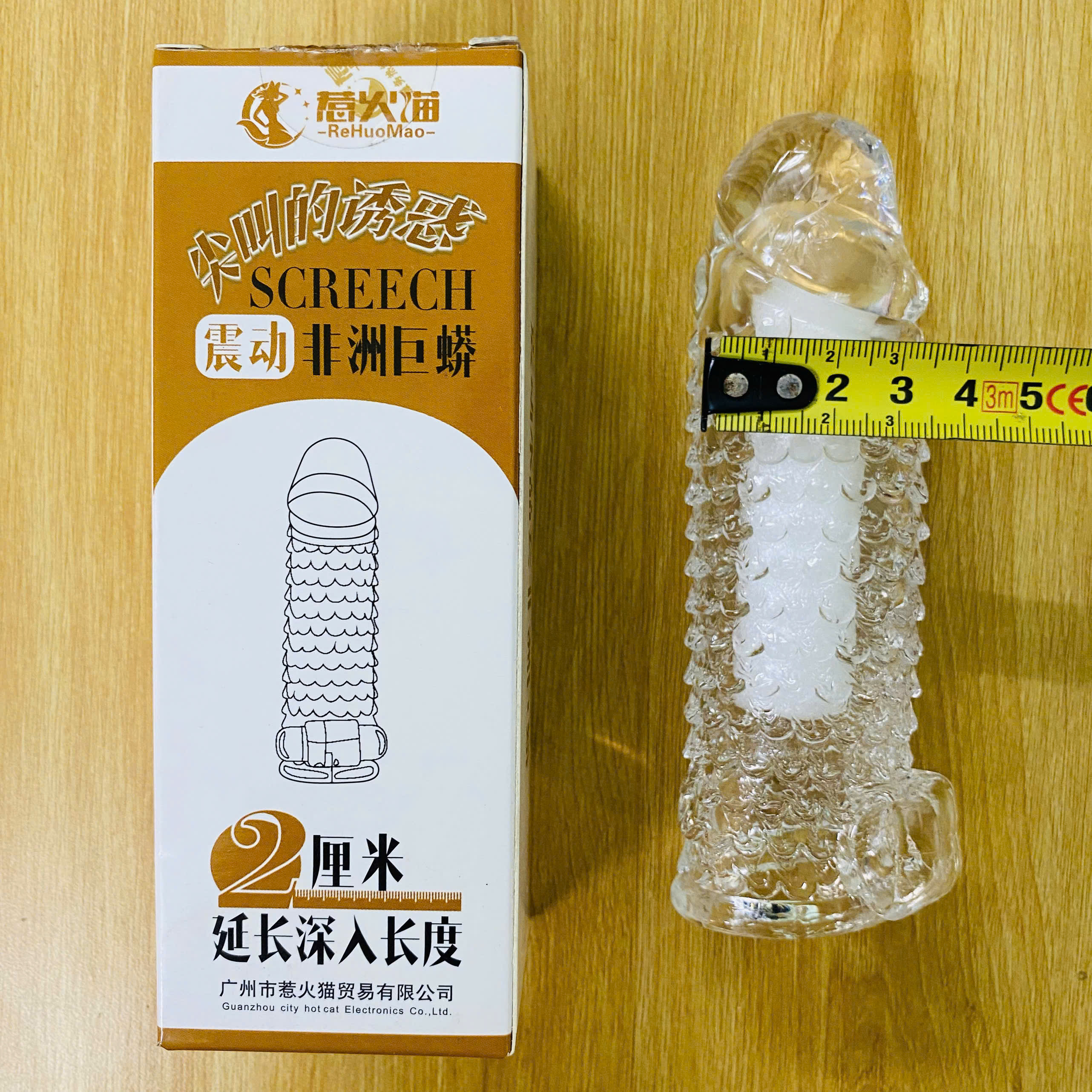 Bao Đôn Làm To Dương Vật Gai Vảy Cá Có Rung Silicon Trong Xuất