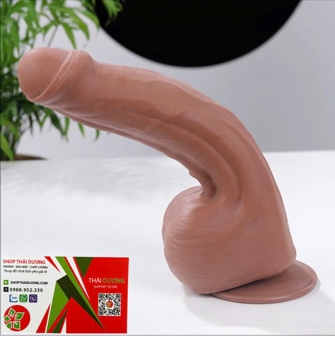 Dương Vật Giả Lovetoy King Size  Gắn Tường, Cấu Trúc 2 Lớp Trượt Da