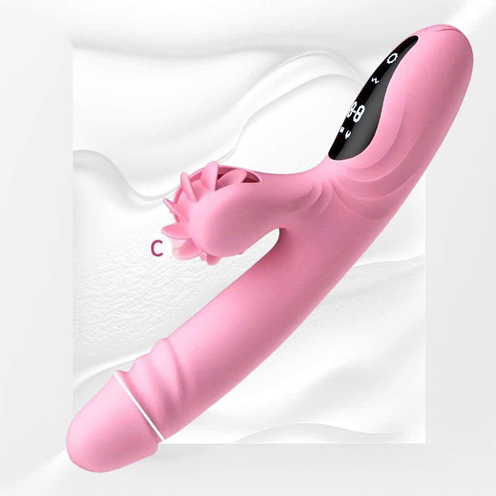 Dương Vật Giả Yeain Hot Wheel Telescopic  Thụt Sâu Sưởi Ấm Chân Thật Lưỡi Liếm Kích Thích