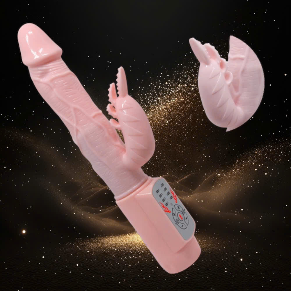 Dương Vật Giả Baile Cao Cấp  Phát Nhiệt 48°C Rung Ngoáy Cầm Tay, Silicon Siêu Mềm