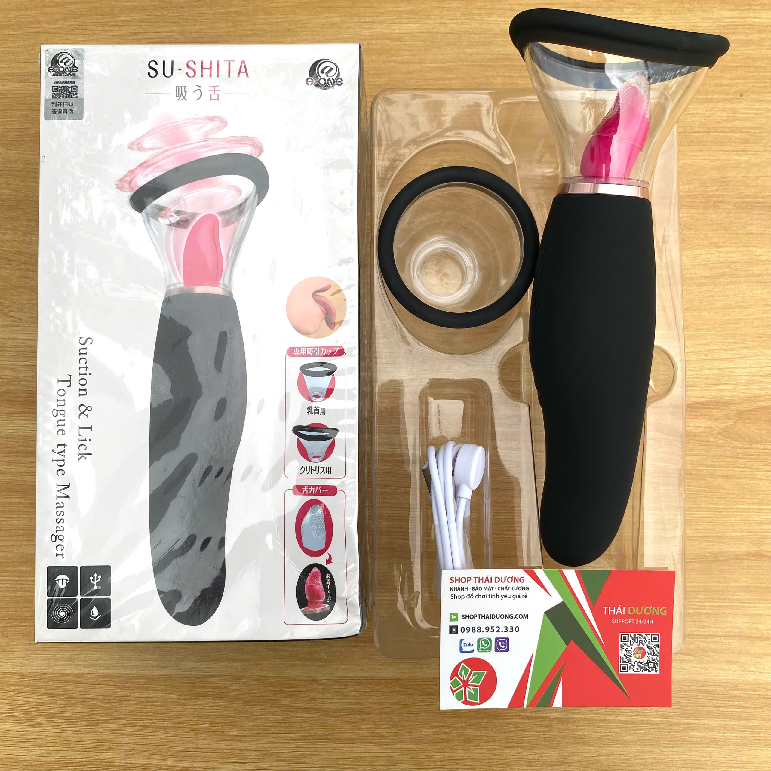 Máy Kích Thích  liếm hút ti vú  rung cầm tay A-ONE Kazuhiko Nhật Bản cho Nữ Tự Sướng