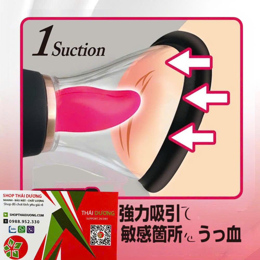 Máy Kích Thích  liếm hút ti vú  rung cầm tay A-ONE Kazuhiko Nhật Bản cho Nữ Tự Sướng