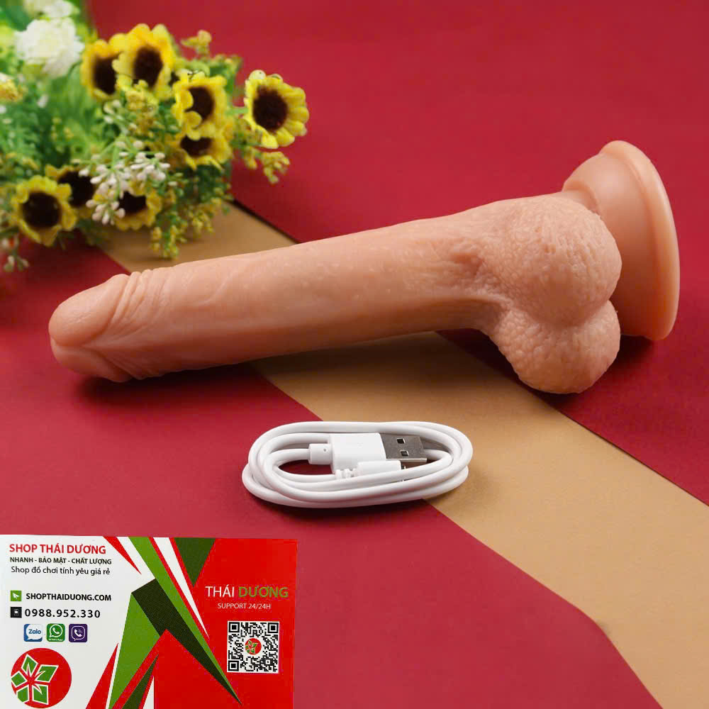 Dương Vật Giả Loving World Chuẩn Size Châu Á  Mềm Mại, An Toàn