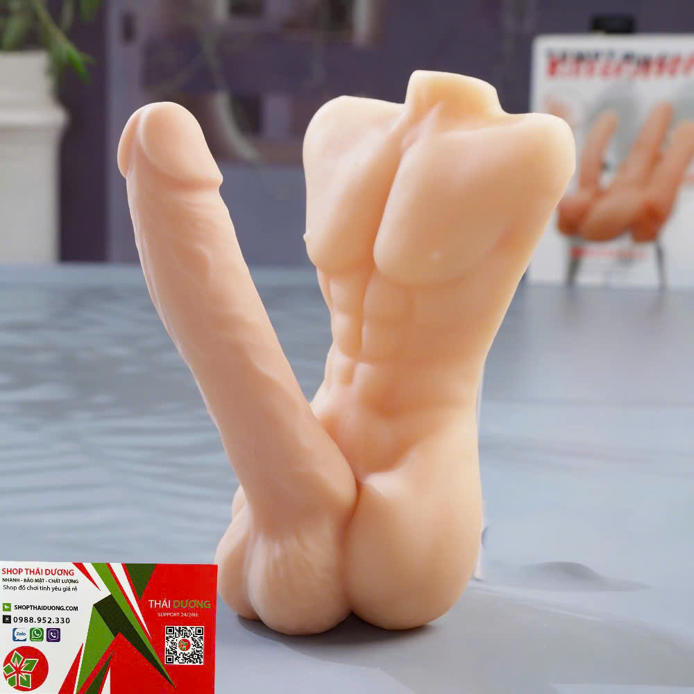 Bigger Man Dương Vật Giả Bán Thân Cao Cấp  Rung Mạnh, Kích Thích Thực Tế