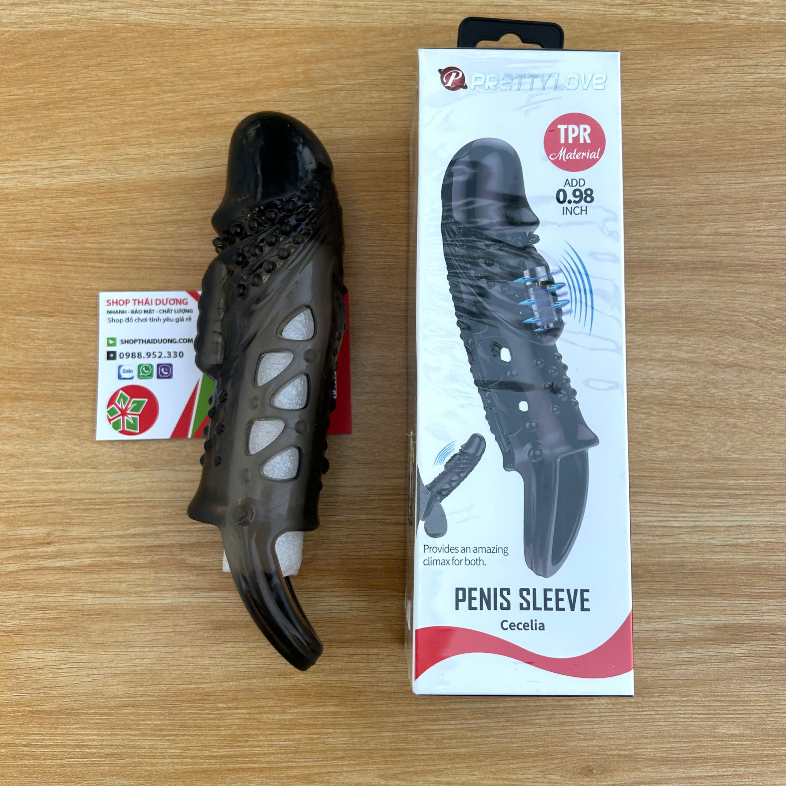 Bao Cao Su Đôn Dên Pretty Love Cecelia Có Rung Tăng Kích Thước, Kéo Dài Quan Hệ