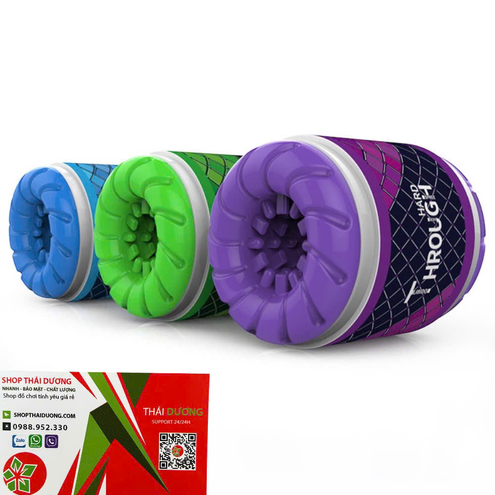 HARD THROUGH 2 Đầu  Cốc Massage Nam Giới Siêu Mềm, Mang Lại Cảm Giác Thoải Mái