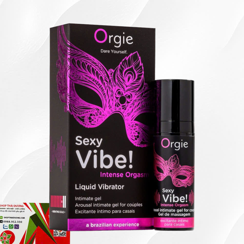 Gel Orgie Sexy Vibe Cao Cấp Tăng Độ Nhạy Cảm Và Khoái Cảm Cho Phái Đẹp