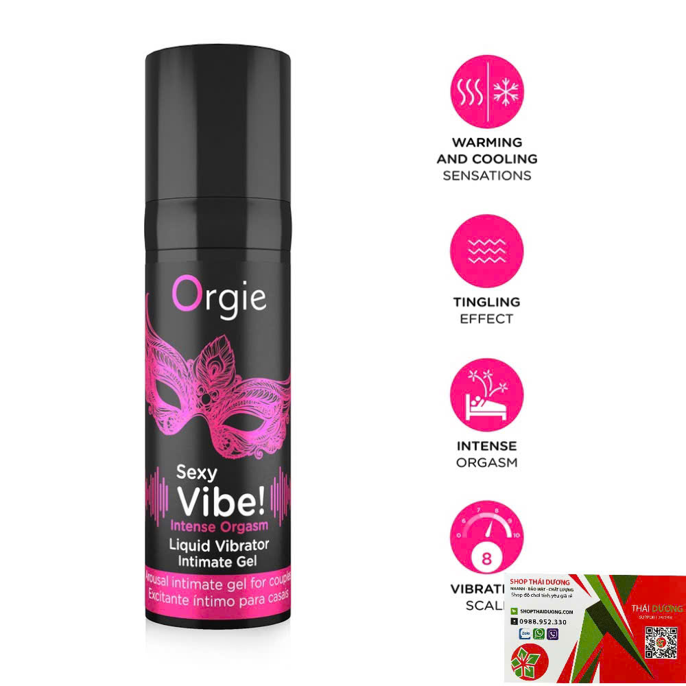 Gel Orgie Sexy Vibe Cao Cấp Tăng Độ Nhạy Cảm Và Khoái Cảm Cho Phái Đẹp