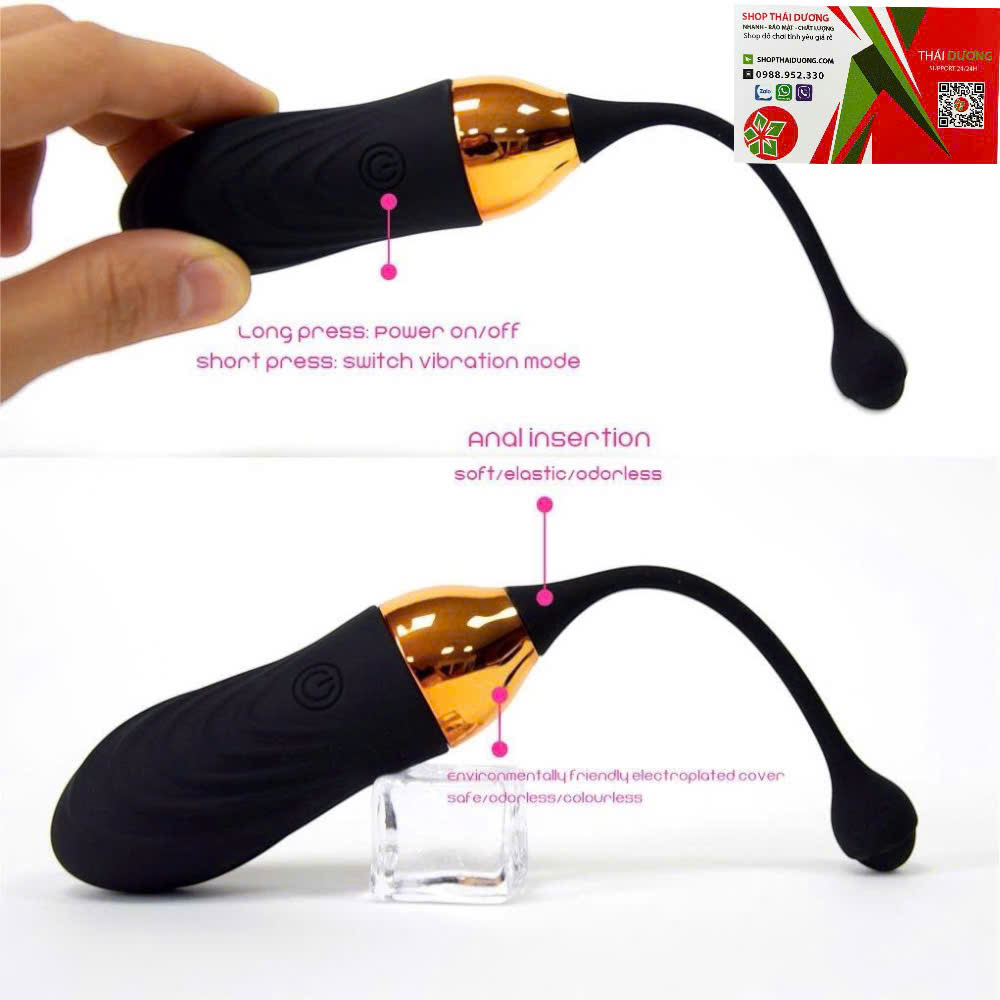 Trứng Rung Tình Yêu Luminous 10 Chế Độ  Điều Khiển Từ Xa, Sạc USB Tiện Lợi