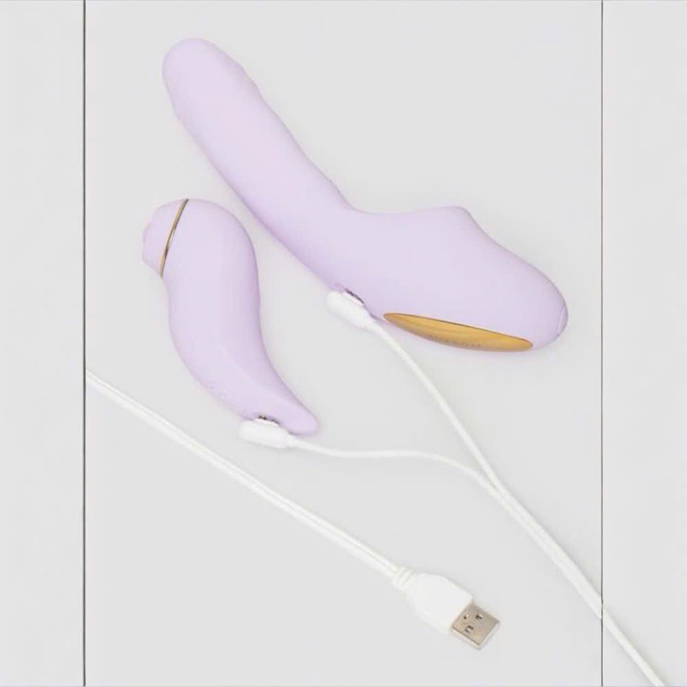 Svakom DuoGlow 5in1  Máy Massage Điểm G Kết Hợp Âm Vật, Điều Khiển App Cao Cấp