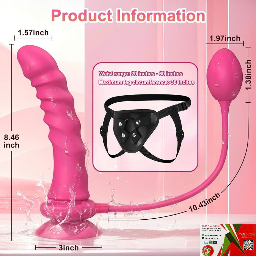 Dương Vật Giả Đeo Hông Love Spouse Rung Mạnh 10 Chế Độ, Điều Khiển App Từ Xa