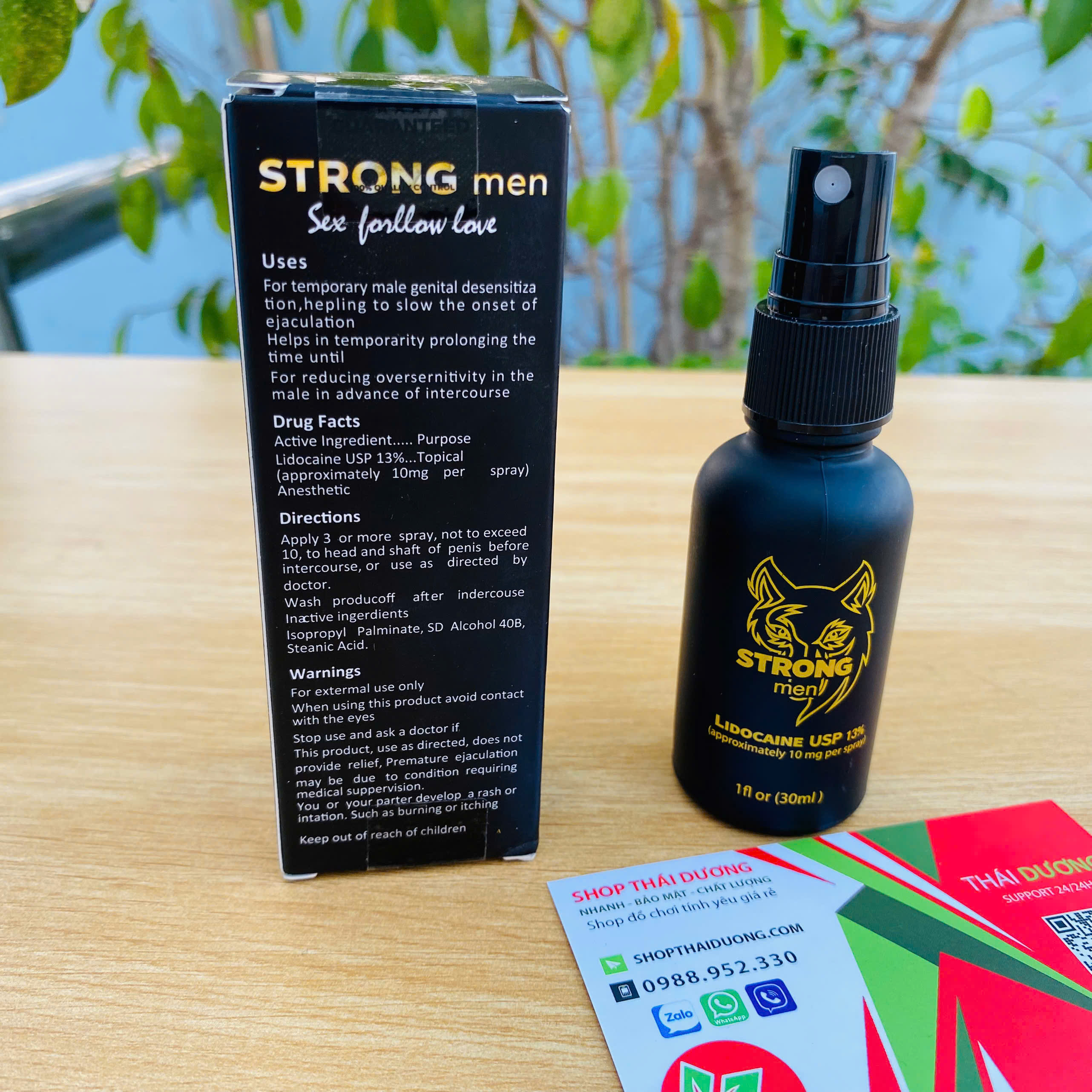 Chai Xịt Kéo Dài Thời Gian Balan Strong Men 30ml  Tăng Cường Sinh Lý Nam Cực Mạnh
