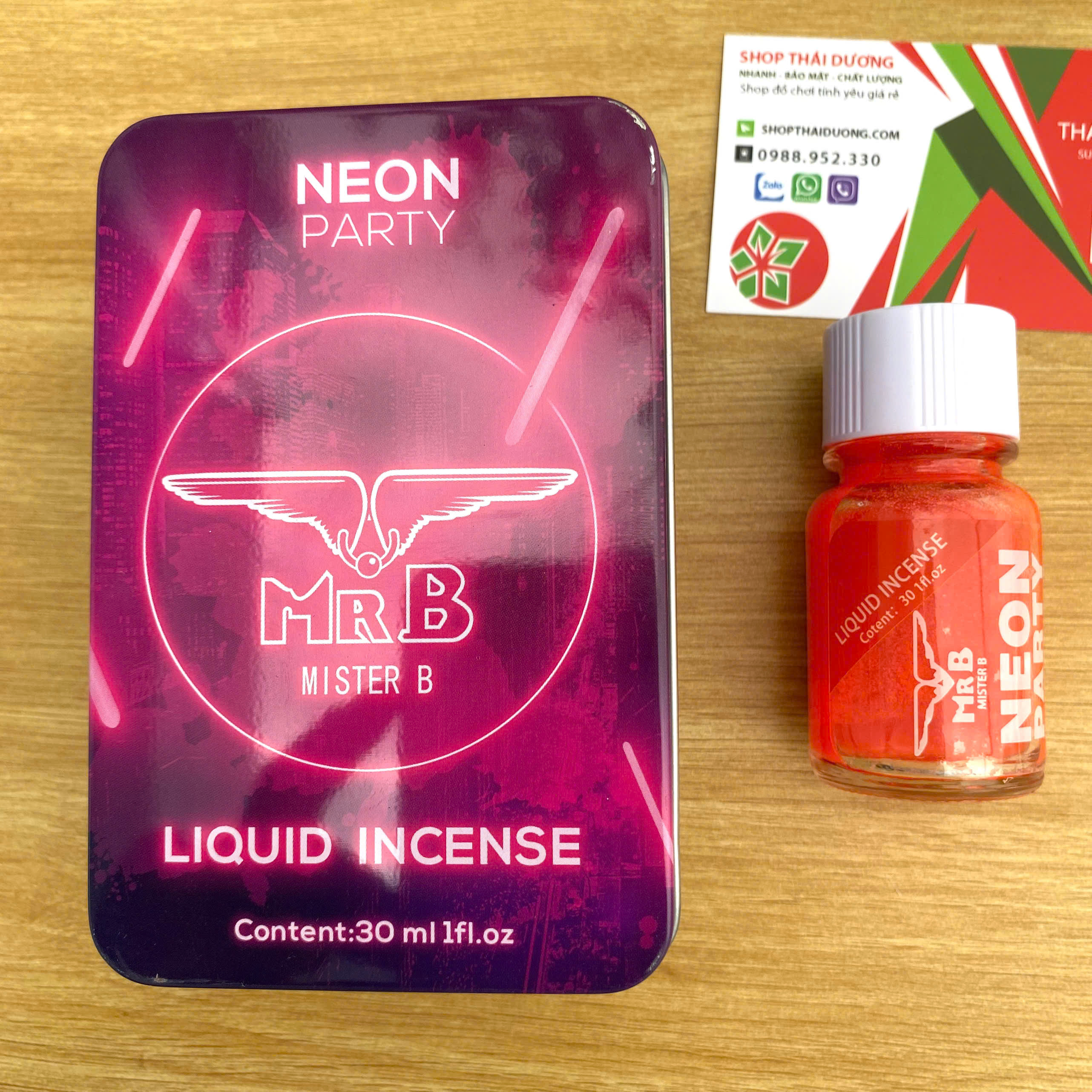 Nước Ngửi Popper Neon Party MRB Đỏ 40ml Tăng khoái Cảm Mạnh