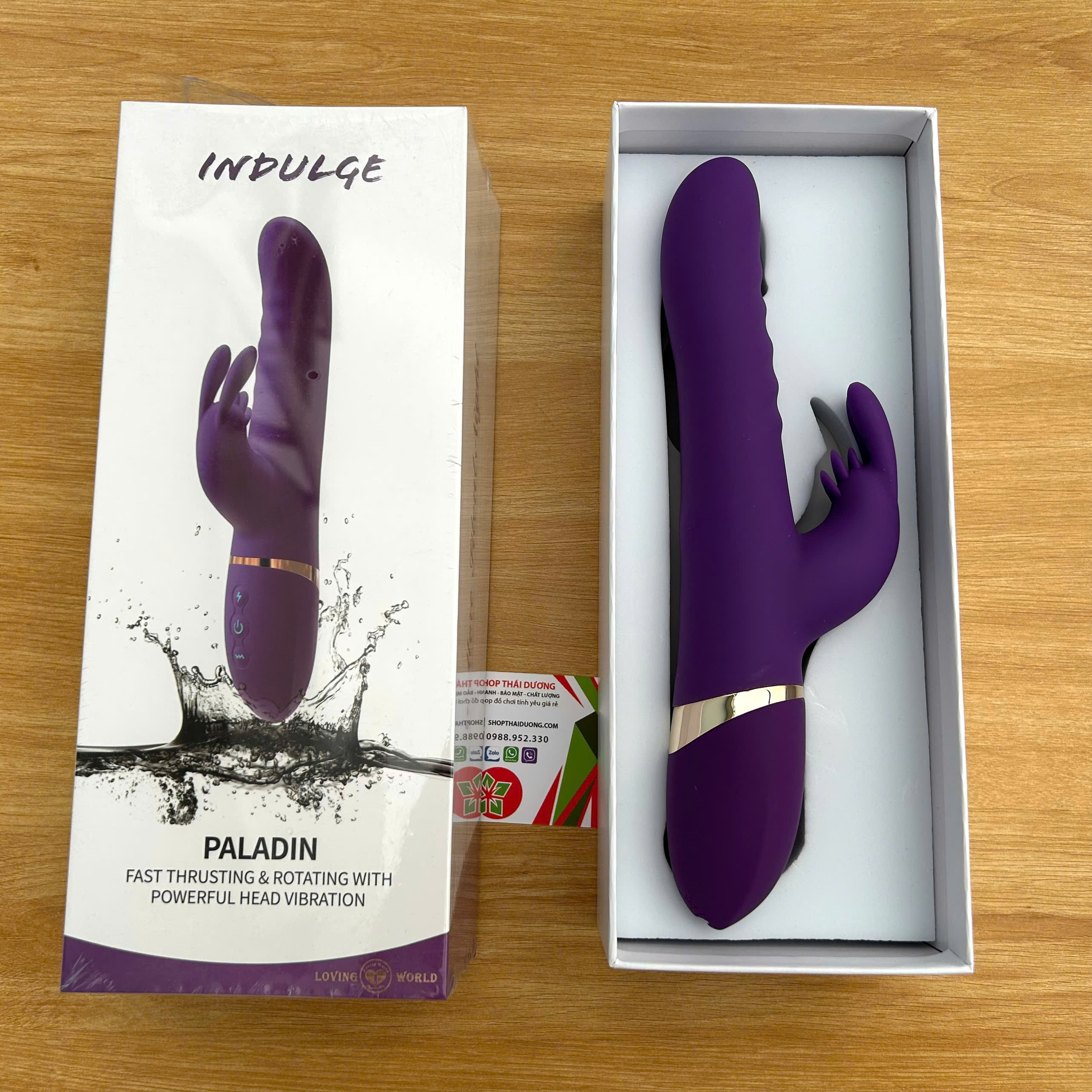 Dương Vật Giả Cao Cấp Indulge Rung Thụt Ngoáy & Sưởi Ấm Điểm G