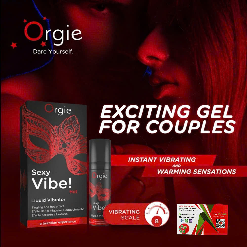 Gel Rung Kích Thích Nữ Cao Cấp Orgie Sexy Vibe! Hot (Chính Hãng)