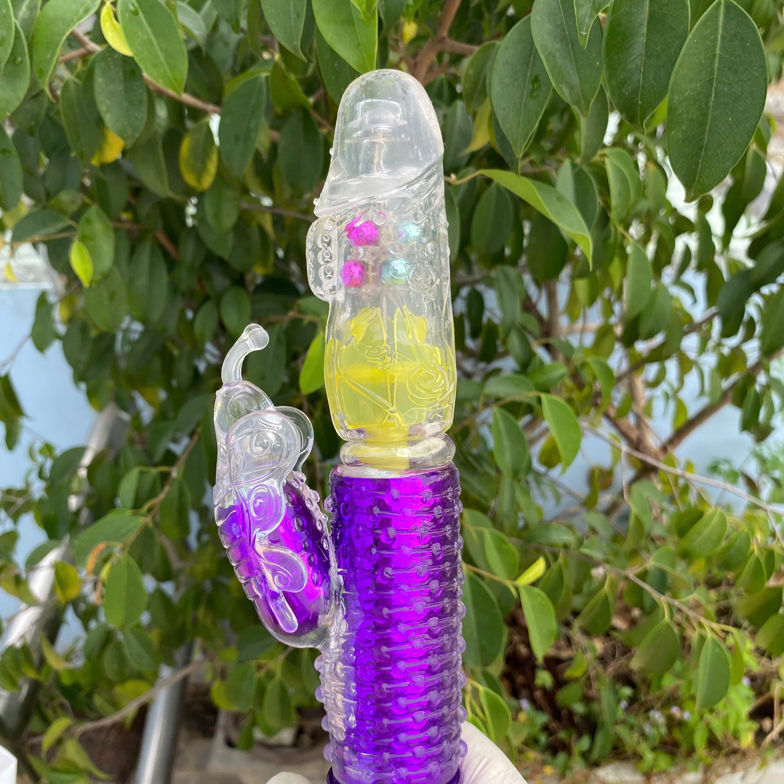 Cu Giả Libo Cánh Bướm Rung Xoay Thụt  6 Chế Độ  Cho Nữ Tự Sướng