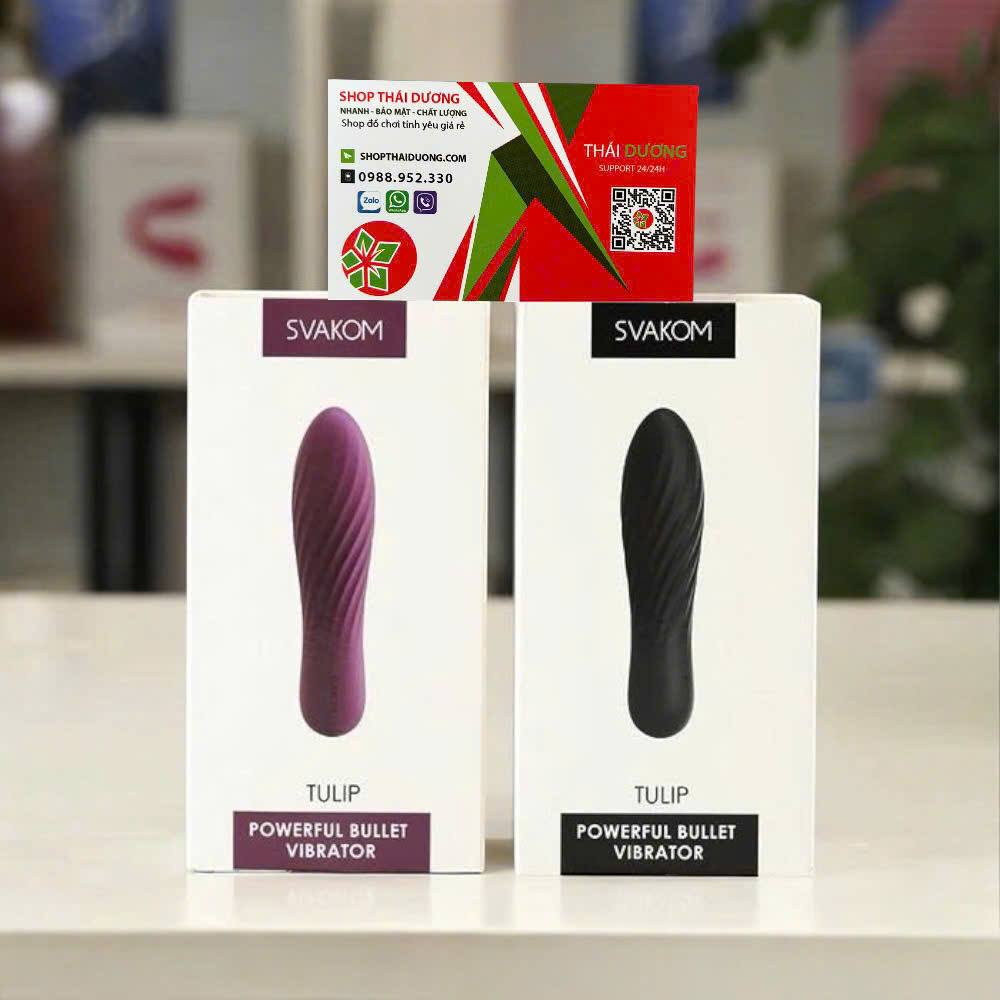 Máy rung vùng kín Svakom Tulip mini rung mạnh cao cấp