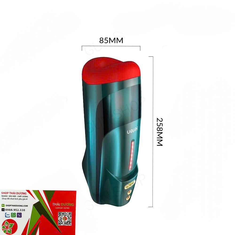 Âm đạo giả Leten Air Oral Version 3 thụt co bóp có sưởi ấm và âm thanh