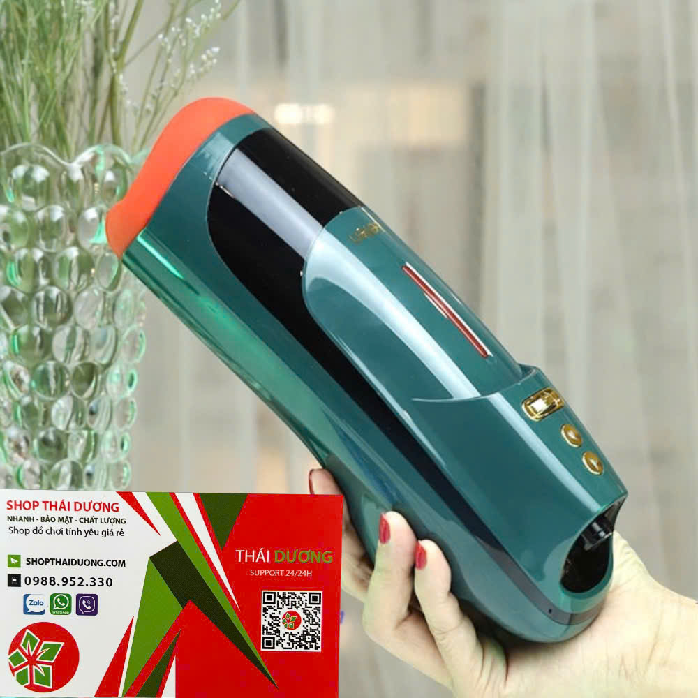 Âm đạo giả Leten Air Oral Version 3 thụt co bóp có sưởi ấm và âm thanh