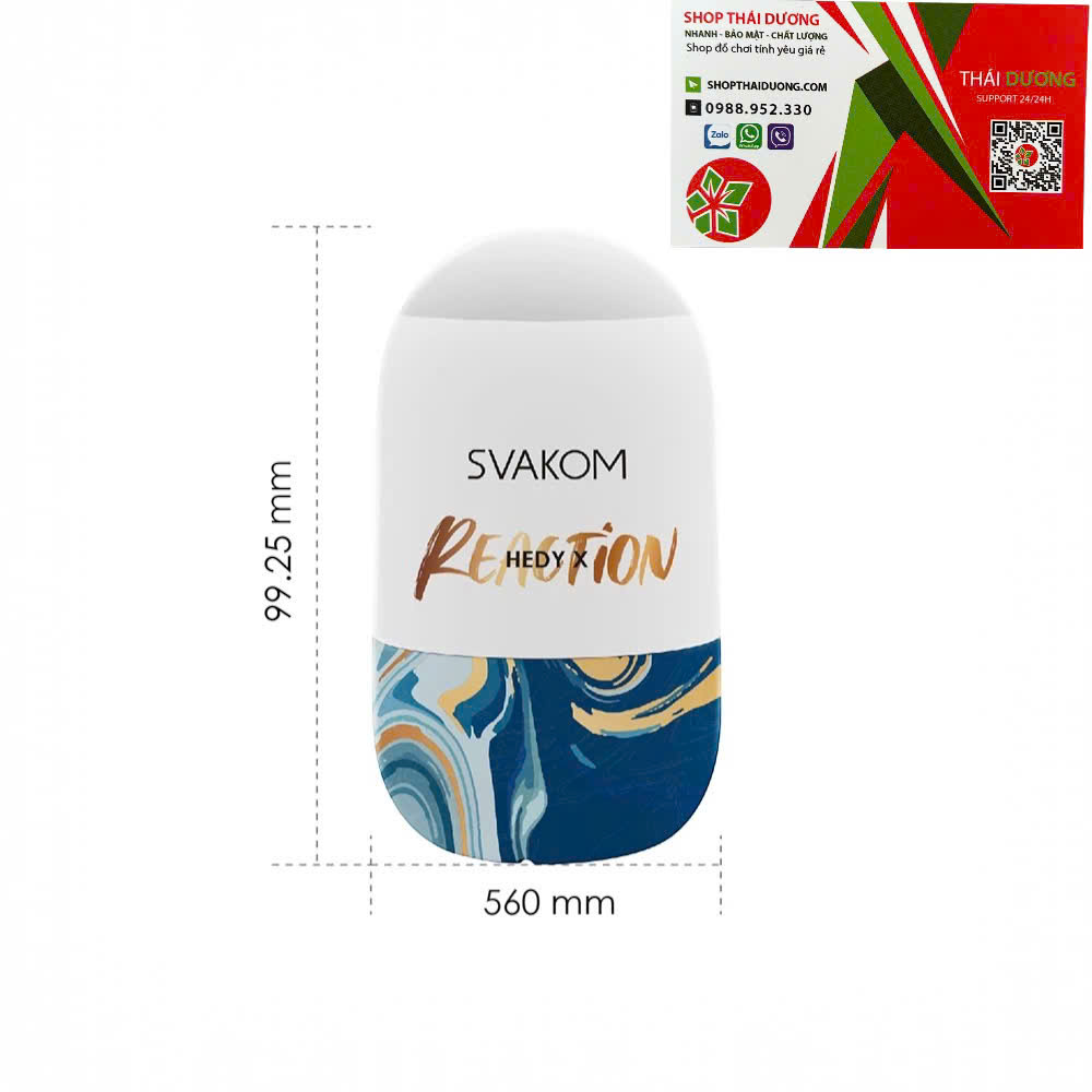 Cốc Tự Sướng Svakom Hedy X Silicone Siêu Mềm, Kích Thước Nhỏ Gọn, Dễ Vệ Sinh