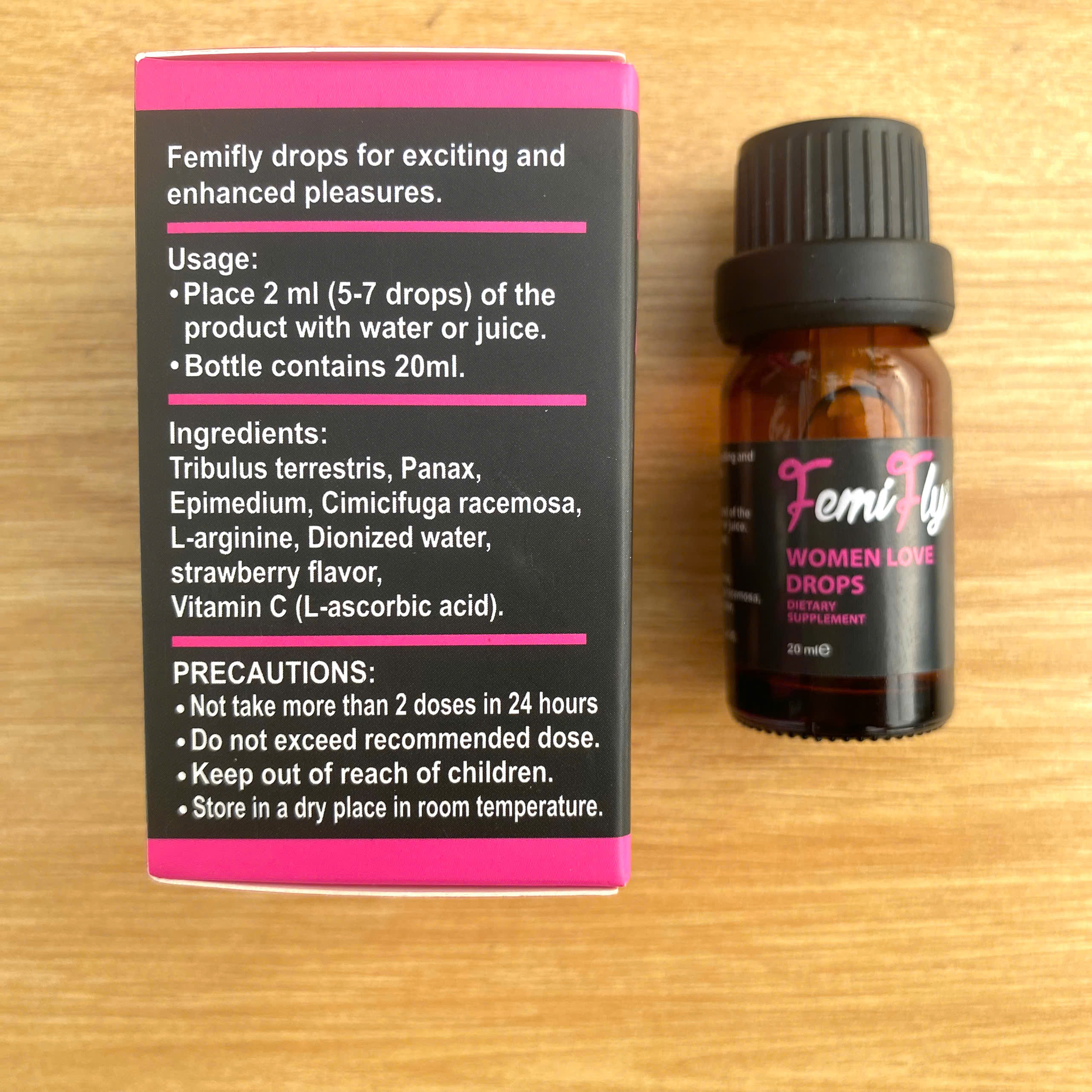 Thuốc kích dục nữ Femi Fly Women Love Drops FemiFly 20ml Tăng Kích Thích Cho Nữ