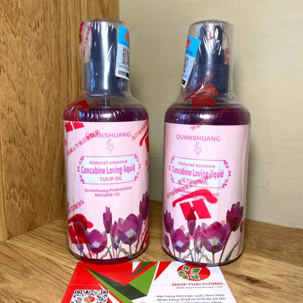 Dầu Bôi Trơn Hương Hoa Tulip Tự Nhiên Massage Body Cơ Thê Hiệu Quả 