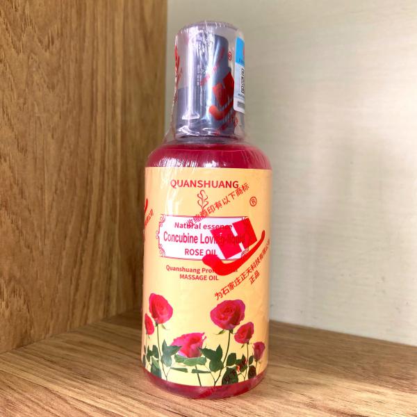 Dầu Bôi Trơn Massage Body Hương Hoa Hồng Tự Nhiên Chai 300ml - Shop Dochoijpan 