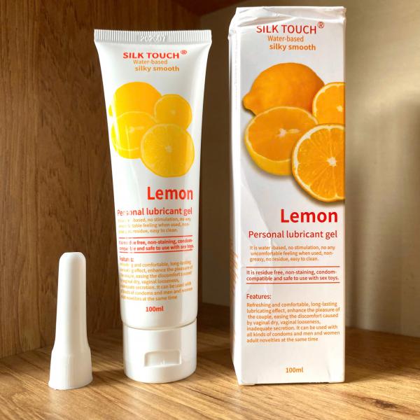 Gel Bôi Trơn Hương Tranh 100ml Silk Touch Lemon Gốc Nước Mùi Thơm Tự Nhiên 