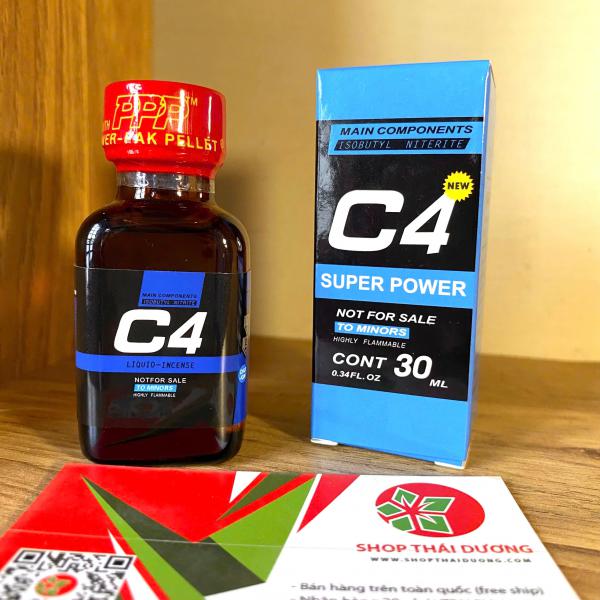 Popper C4 New Super Power 30ml – Thăng Hoa Cảm Xúc cho Top&Bot 