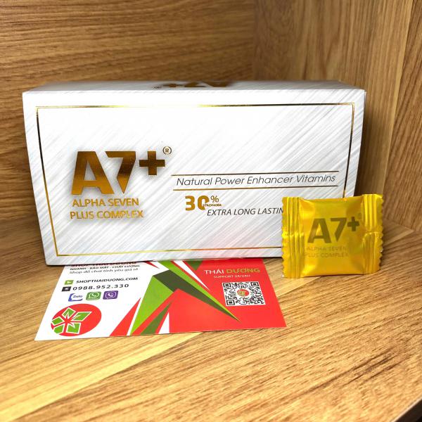 Kẹo Tăng Sinh Lý Nam A7 Alpha Seven Plus – Sung Mãn, Bền Bỉ, Đỉnh Cao Phong Độ 