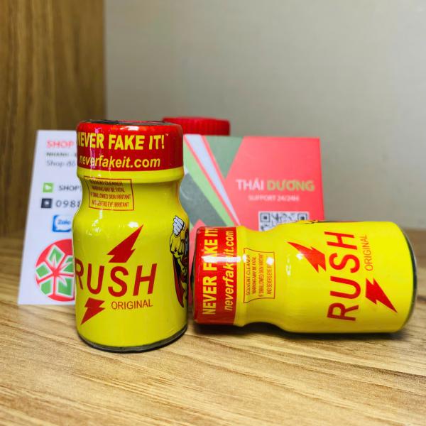 Popper Rush Original Vàng 10ml USA – Kích Thích Cực Mạnh, Khoái Cảm Tột Đỉnh 