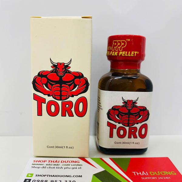 Popper Toro Rush Premium 30ml USA – Hưng Phấn Mạnh, Thăng Hoa Cực Khoái 