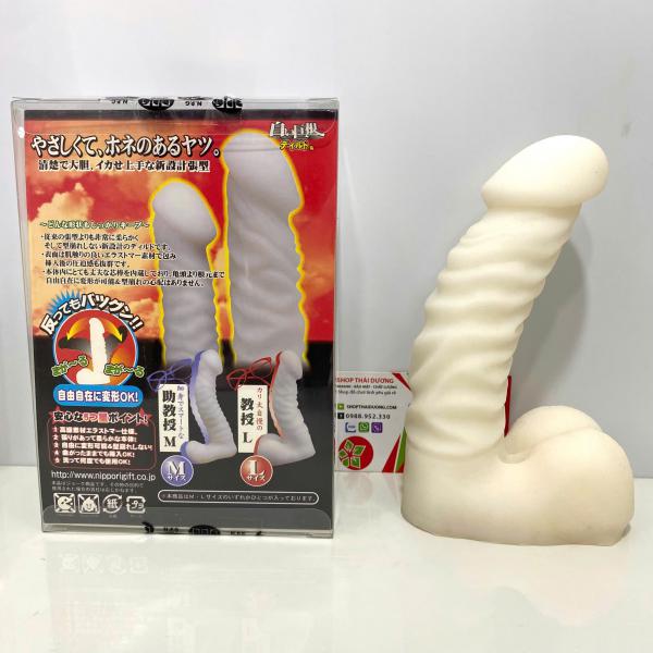 Dương Vật Giả Siêu Mềm Nippo NPG Nhật Bản - Dildo Silicon Uốn Cong Linh Hoạt 