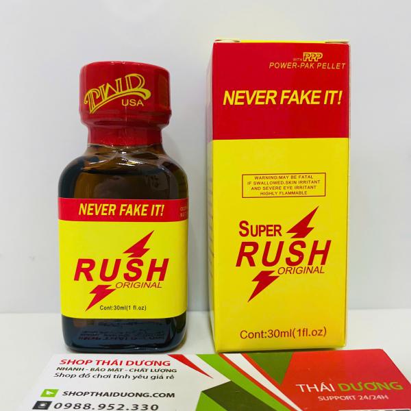 Popper Super Rush Original USA 30m l - Chính Hãng, Không Fake, Kích thích Mạnh Mẽ 