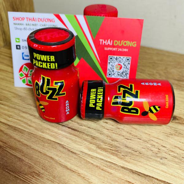 Popper Buzz Mỹ 10ml Chính Hãng USA - Chai Hít Tăng Cảm Giác Cực Mạnh Cho Top và Bot 